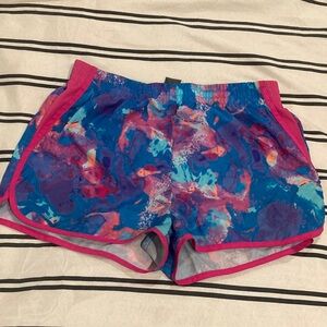 Champion Women's Blue and Pink Athletic Shorts